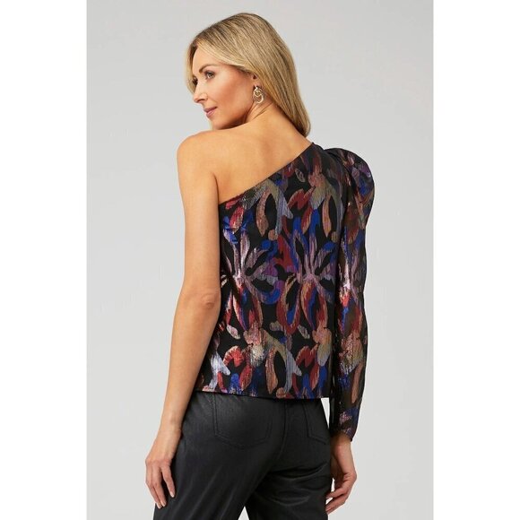 Sabina Musayev Shimmer Top in Black Small Womens Blouse - Picture 10 of 13